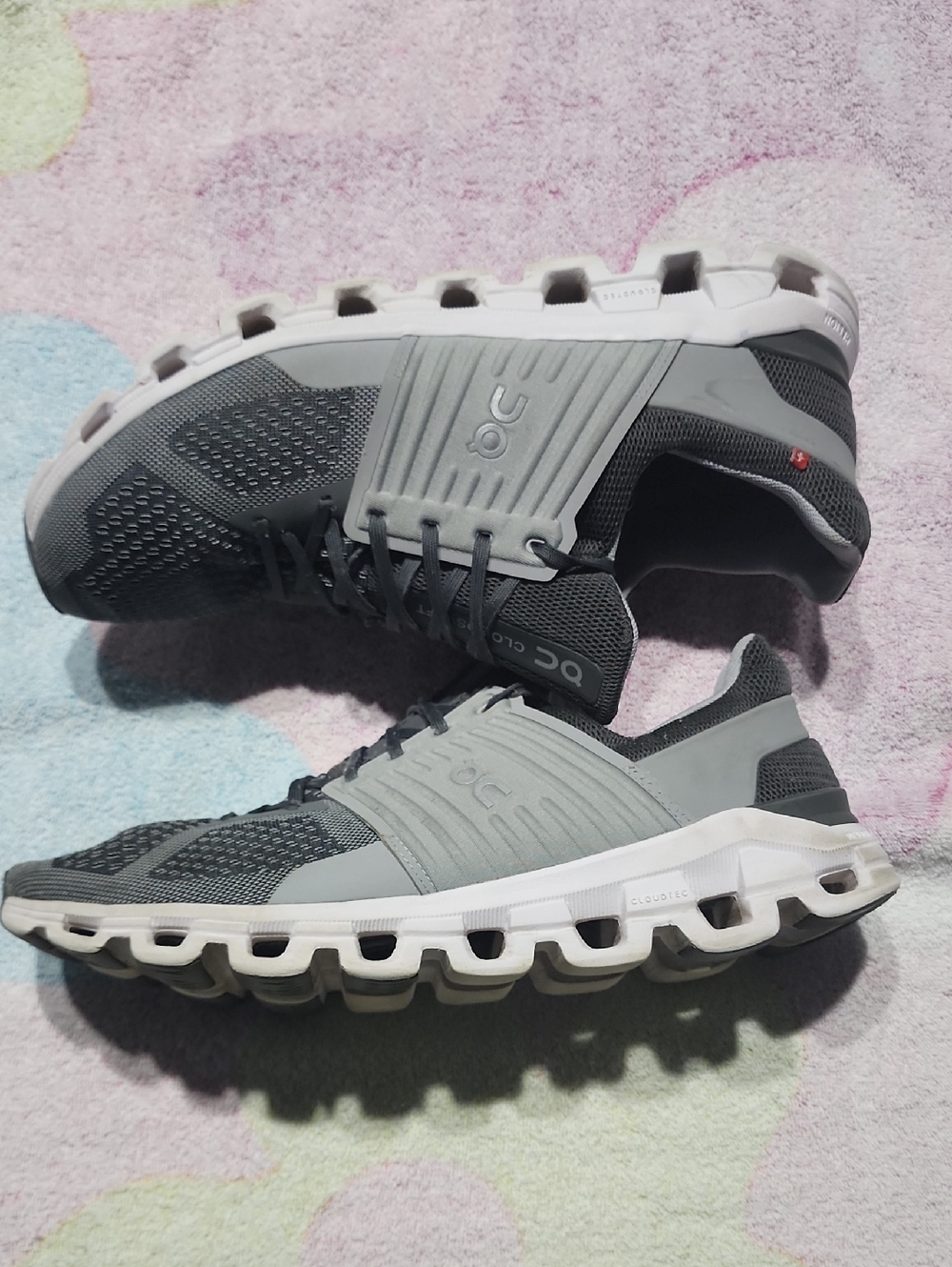 ON RUNNING Cloudswift Men/Adult shoe SZ 12.5 Athletics Rock/Slate - Picture 12 of 16